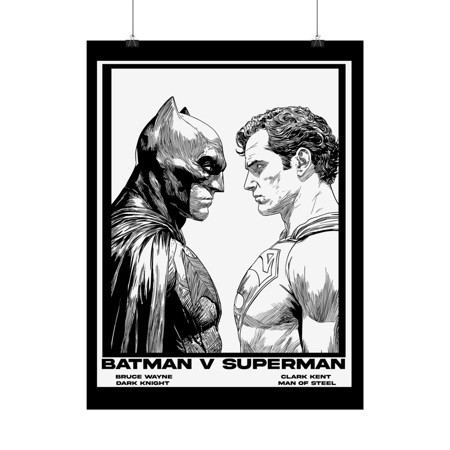 Cinematic Batman v Superman Rolled Poster