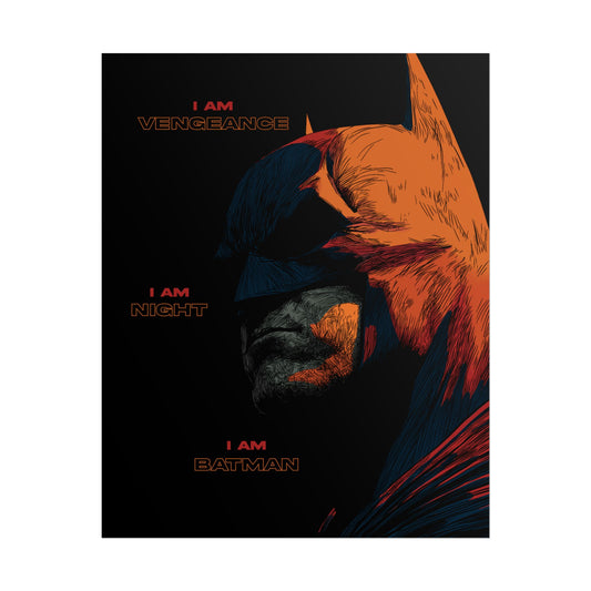 Batman 'I Am Vengeance' Rolled Poster
