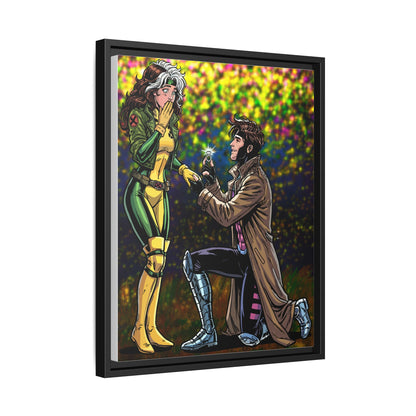Thief and Belle # 3 - Framed Matte Canvas