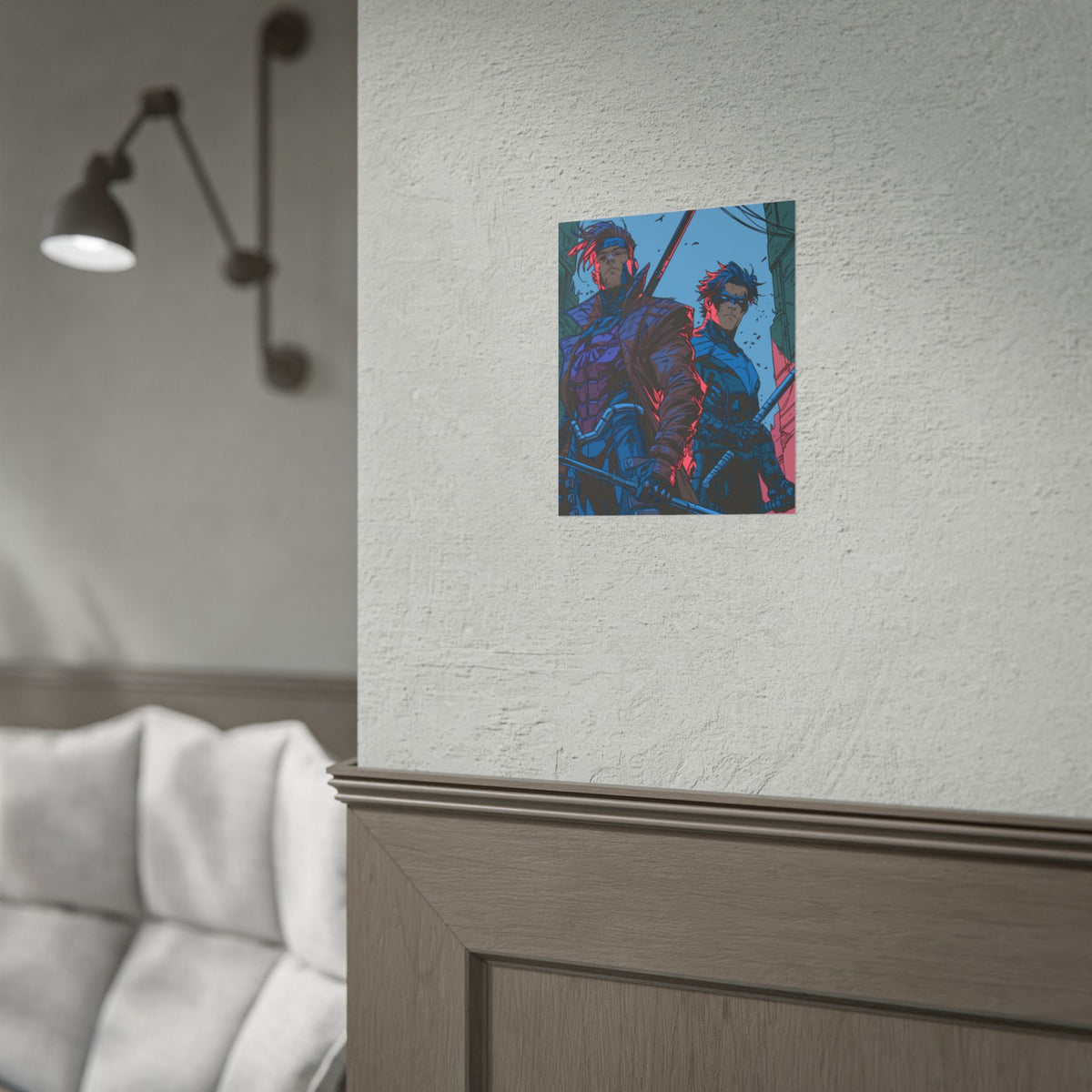Nightwing and Gambit - Rolled Poster — Comic Art Print
