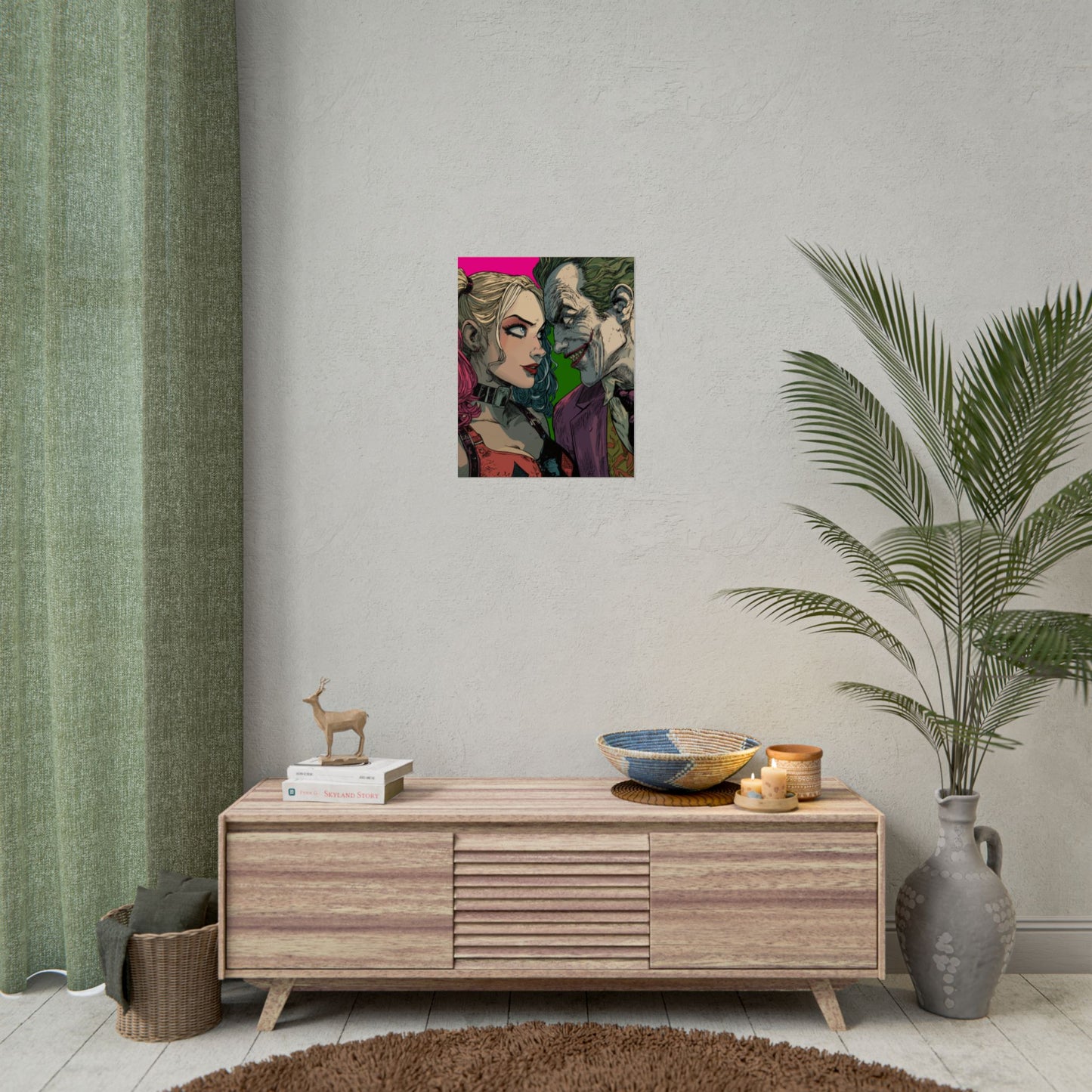 Harley Quinn & Joker Art Print