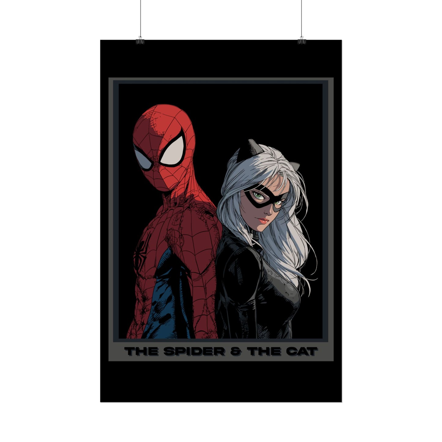 Spider & Cat Cinematic Comic Poster
