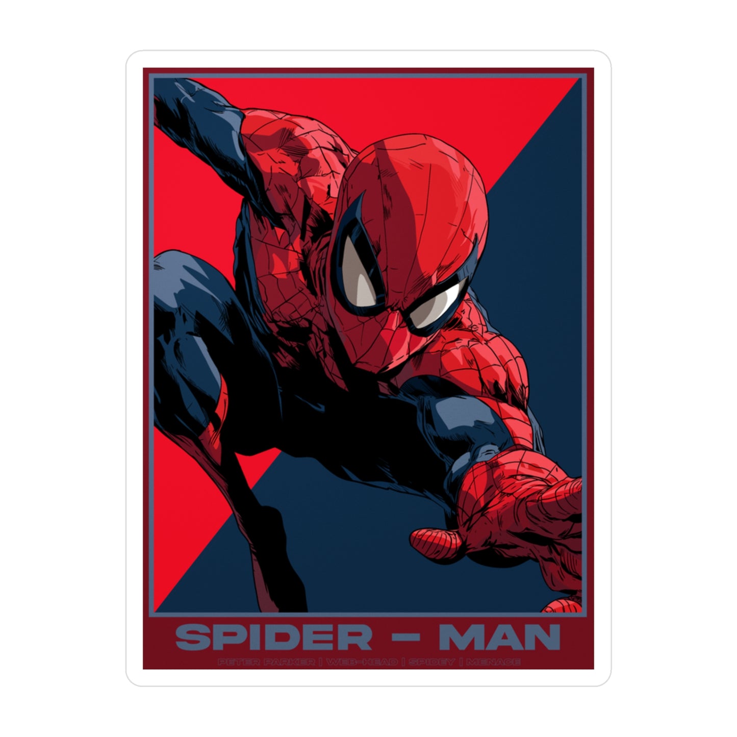 Spider‑Man Kiss‑Cut Vinyl Decal Sticker