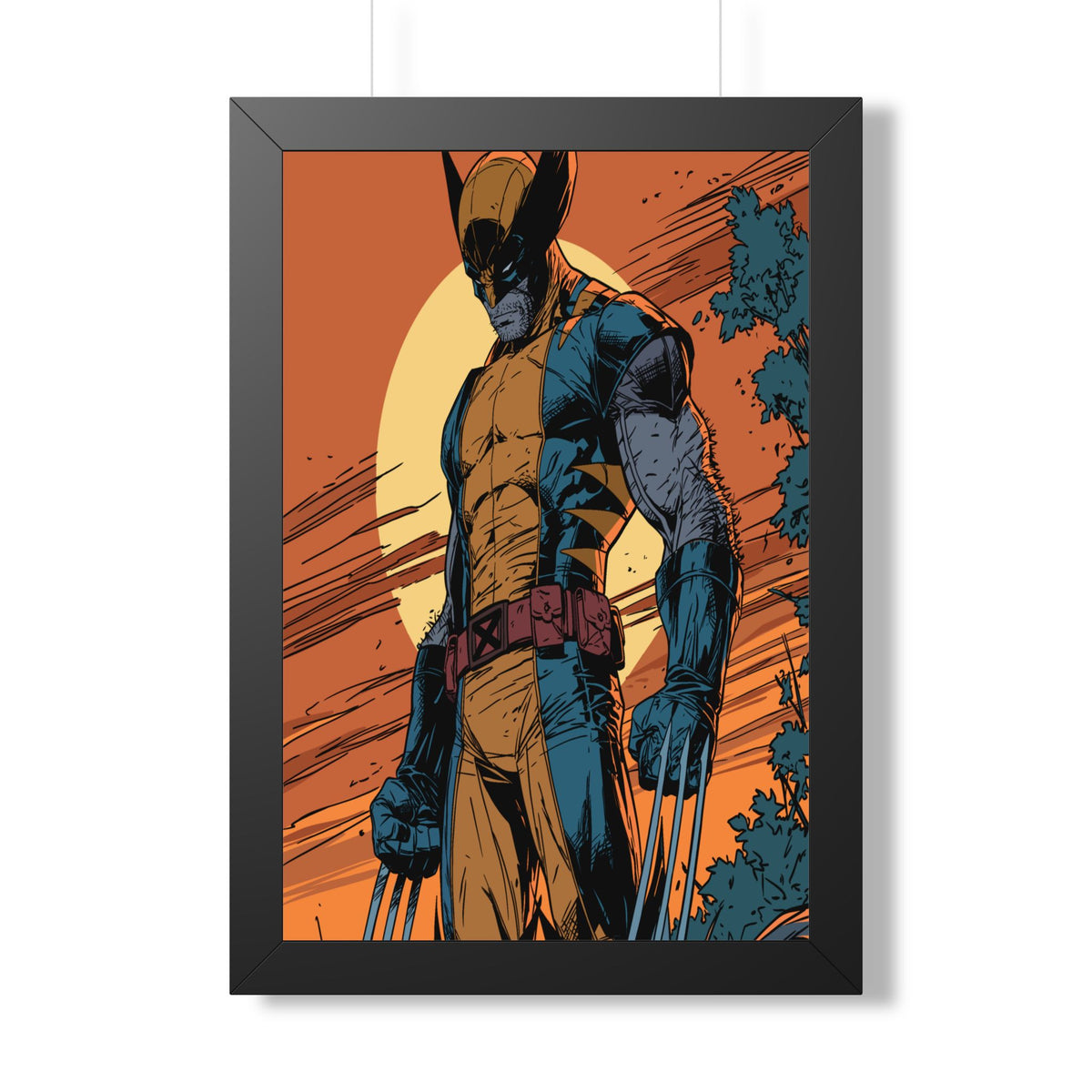 Wolverine - Dusk - Comic Art Framed Poster