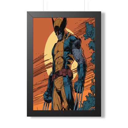Wolverine - Dusk - Comic Art Framed Poster