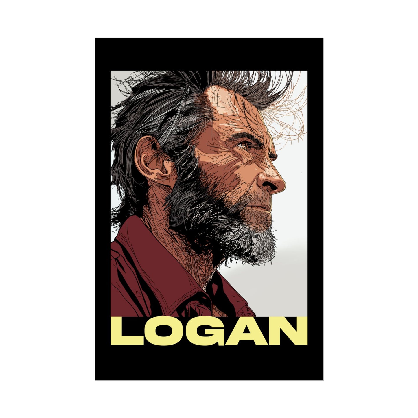 Wolverine - Logan Text Poster