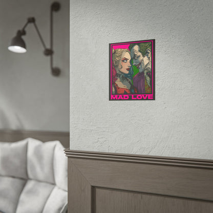 "Mad Love" Harley Quinn & Joker Comic Art Rolled Poster