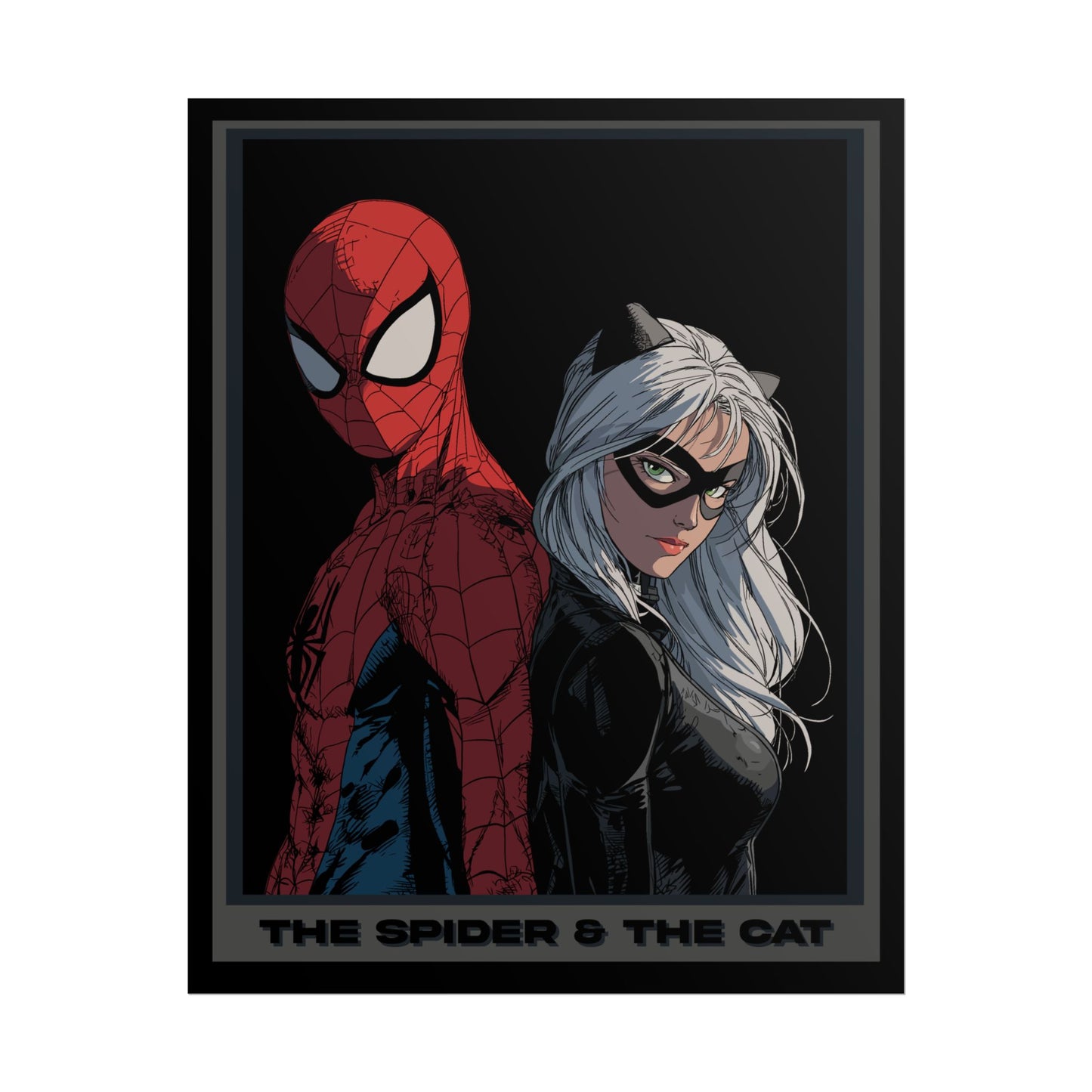 Spider & Cat Cinematic Comic Poster