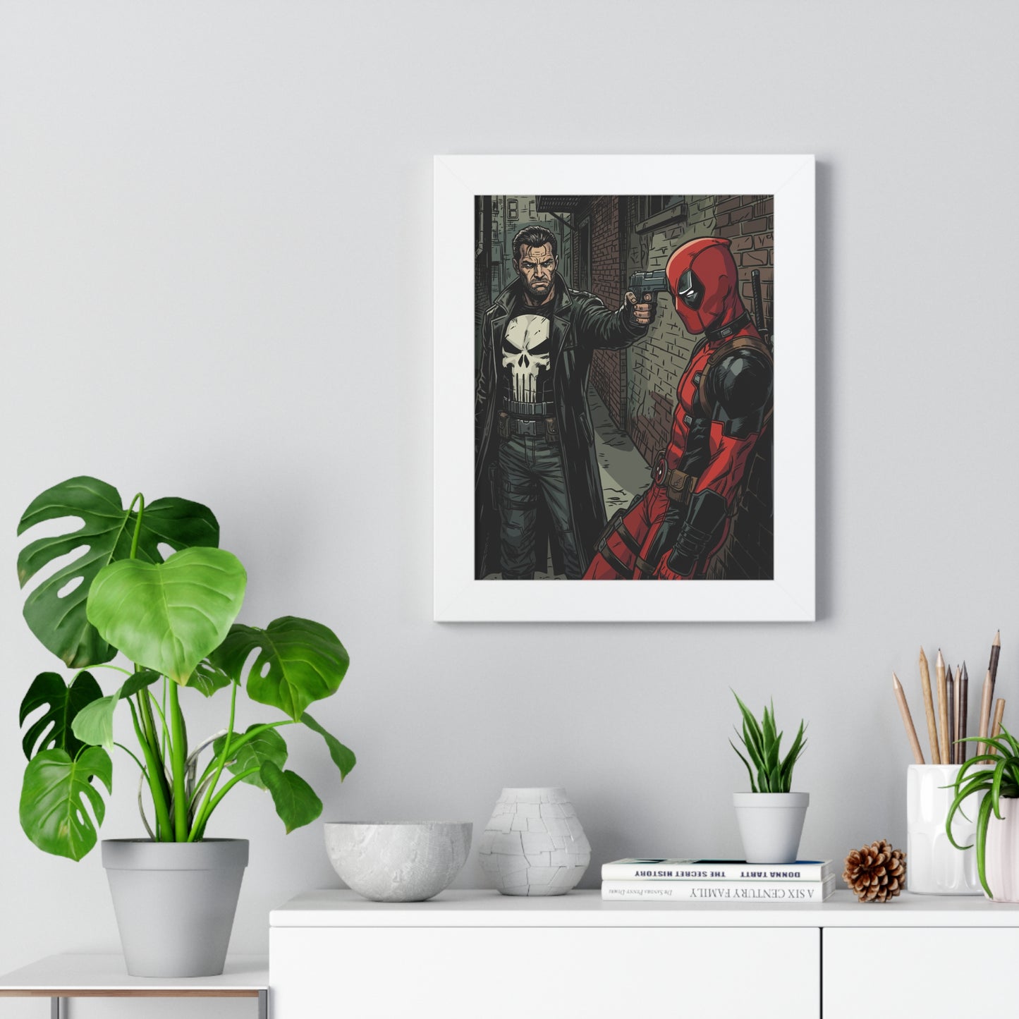 Wade vs Frank - Framed Vertical Poster