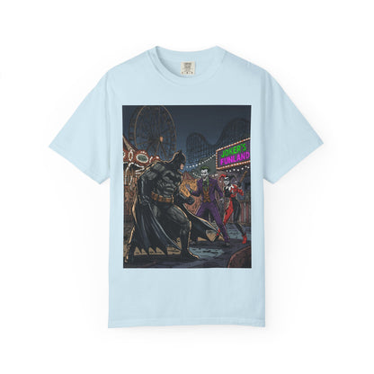 Batman vs Joker Graphic T-Shirt — Gotham Carnival Night Tee