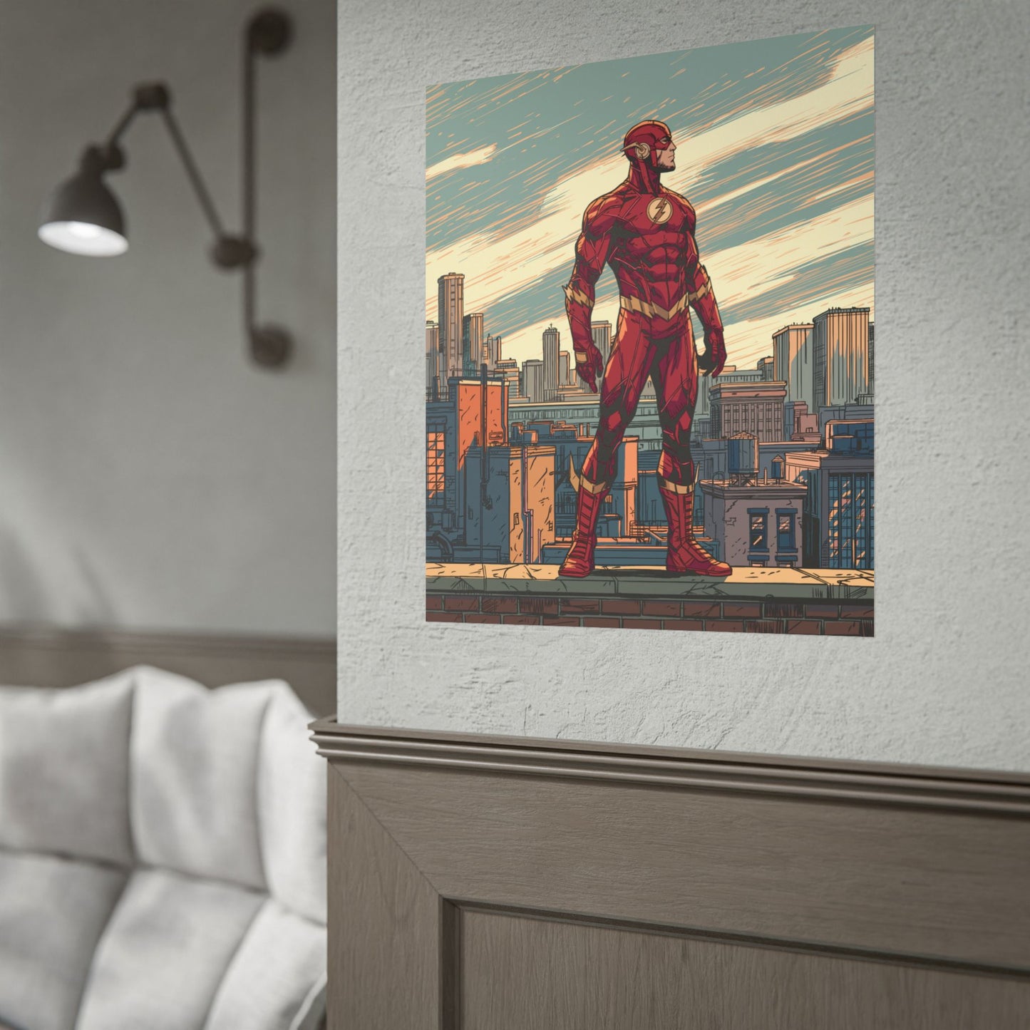 The Flash - Cityscape Poster