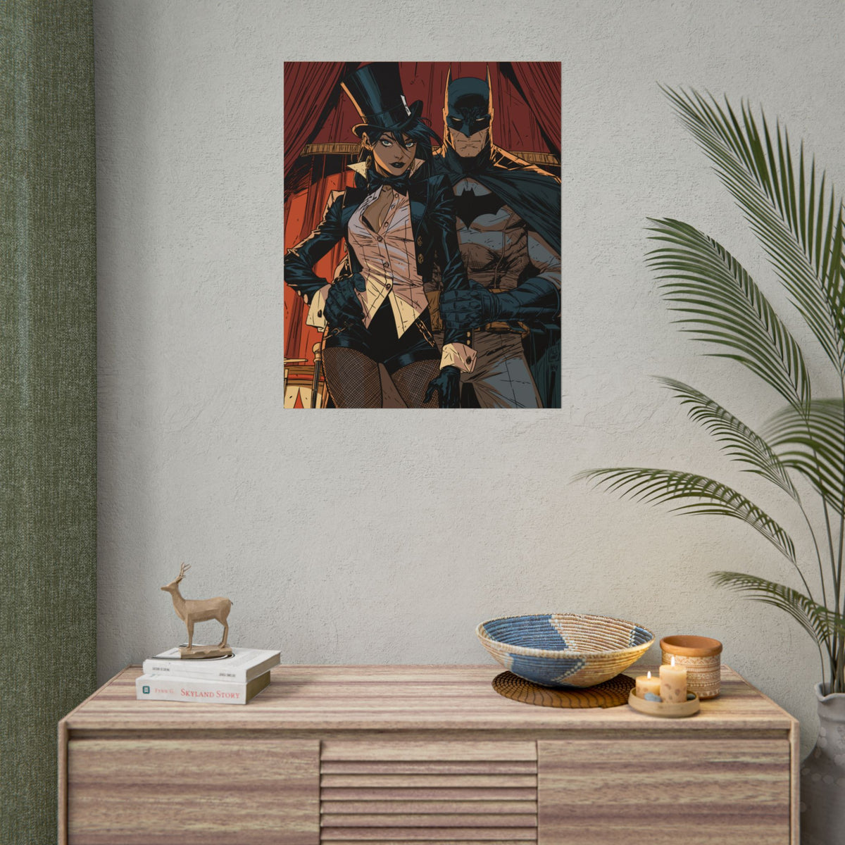 Batman & Zatanna Comic Poster