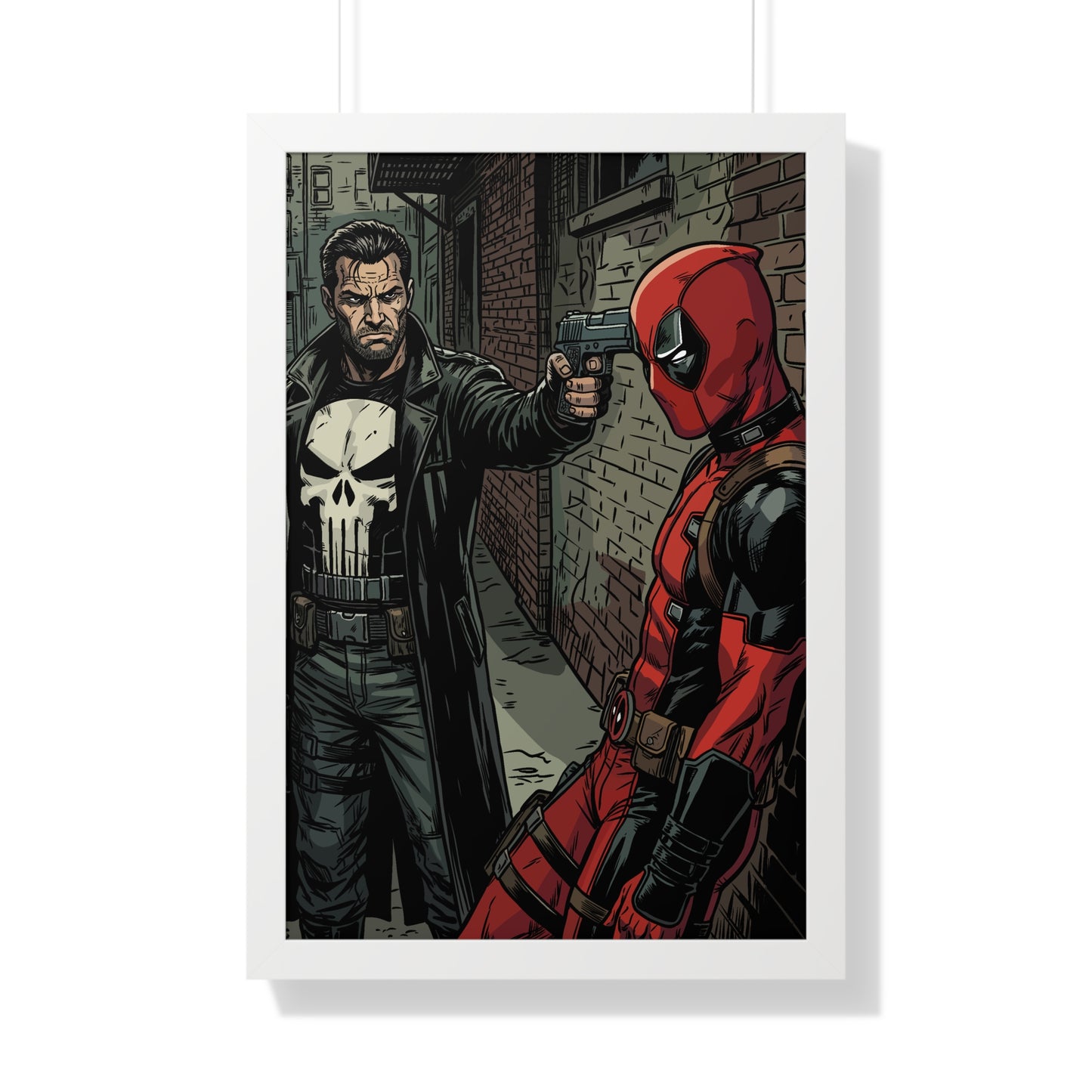 Wade vs Frank - Framed Vertical Poster