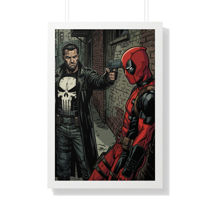 Wade vs Frank - Framed Vertical Poster