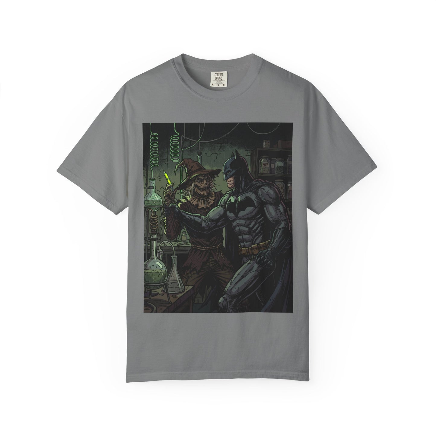 Batman & Scarecrow Graphic T-Shirt — Dark Comic Art Tee
