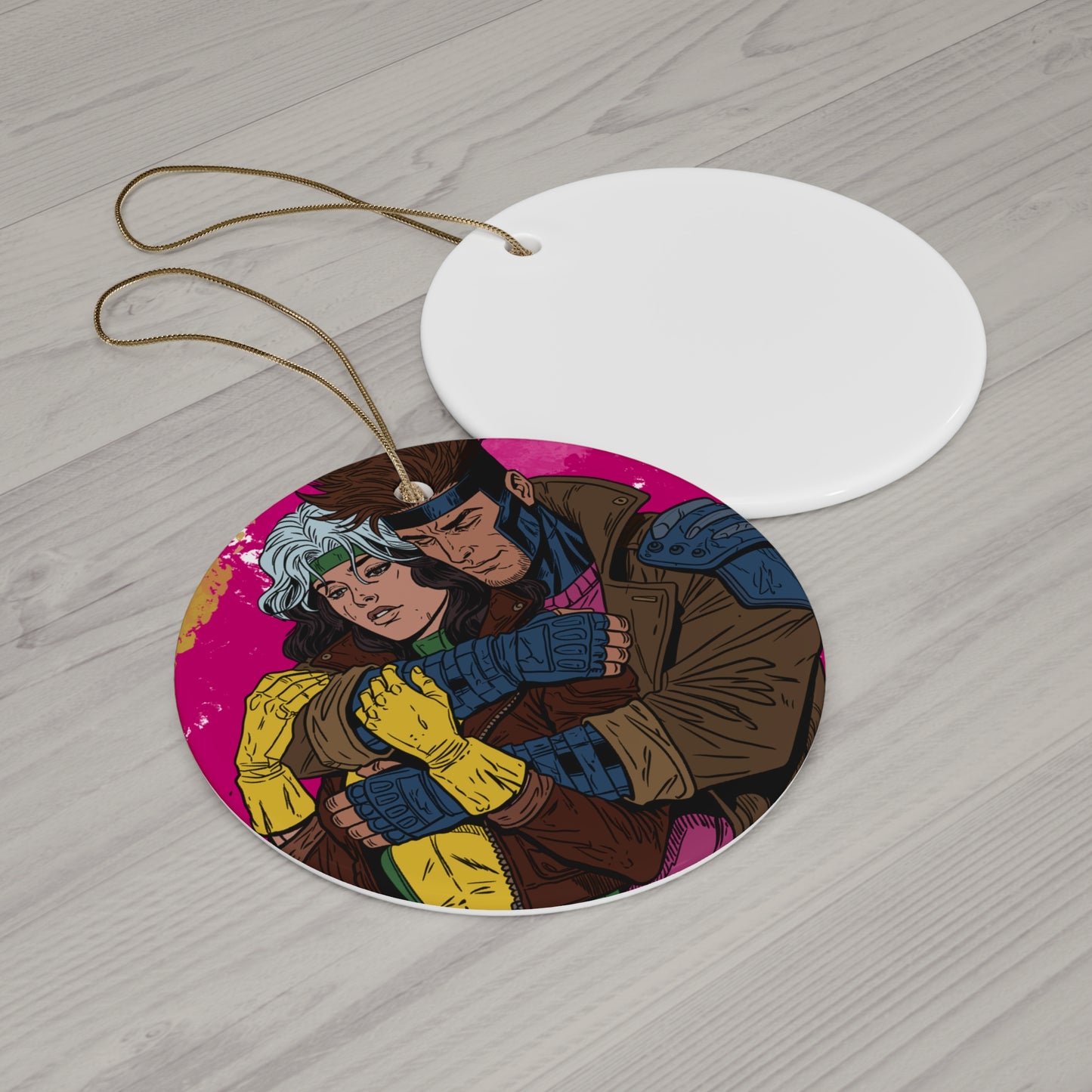 Thief & Belle #2 - Ceramic Ornament