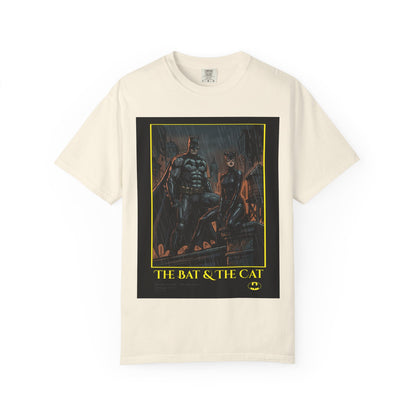 “The Bat & The Cat” Vintage Comic Poster Tee