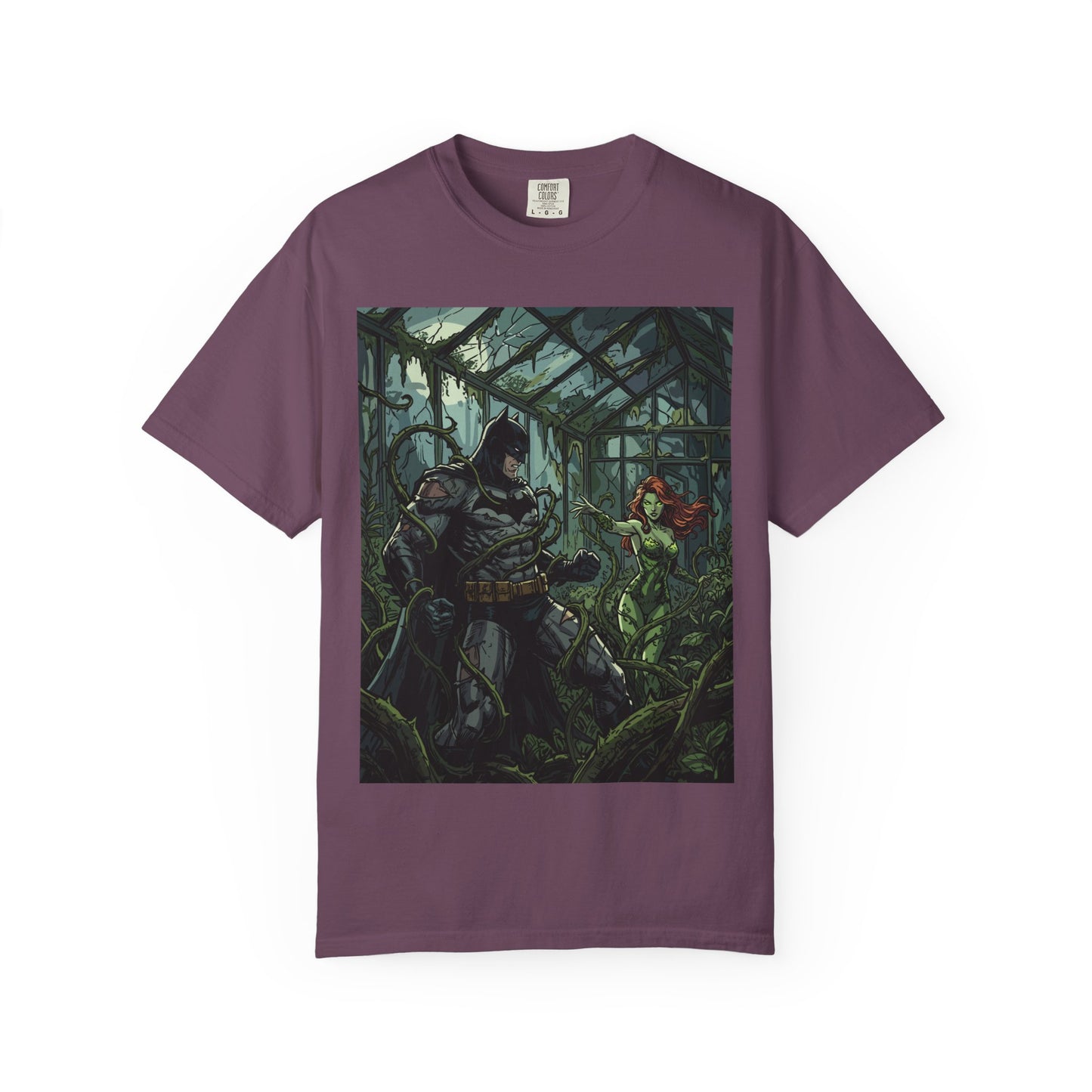 Batman & Poison Ivy Greenhouse Showdown T-Shirt