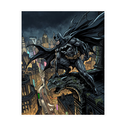 Batman Rooftop Magnet Sticker