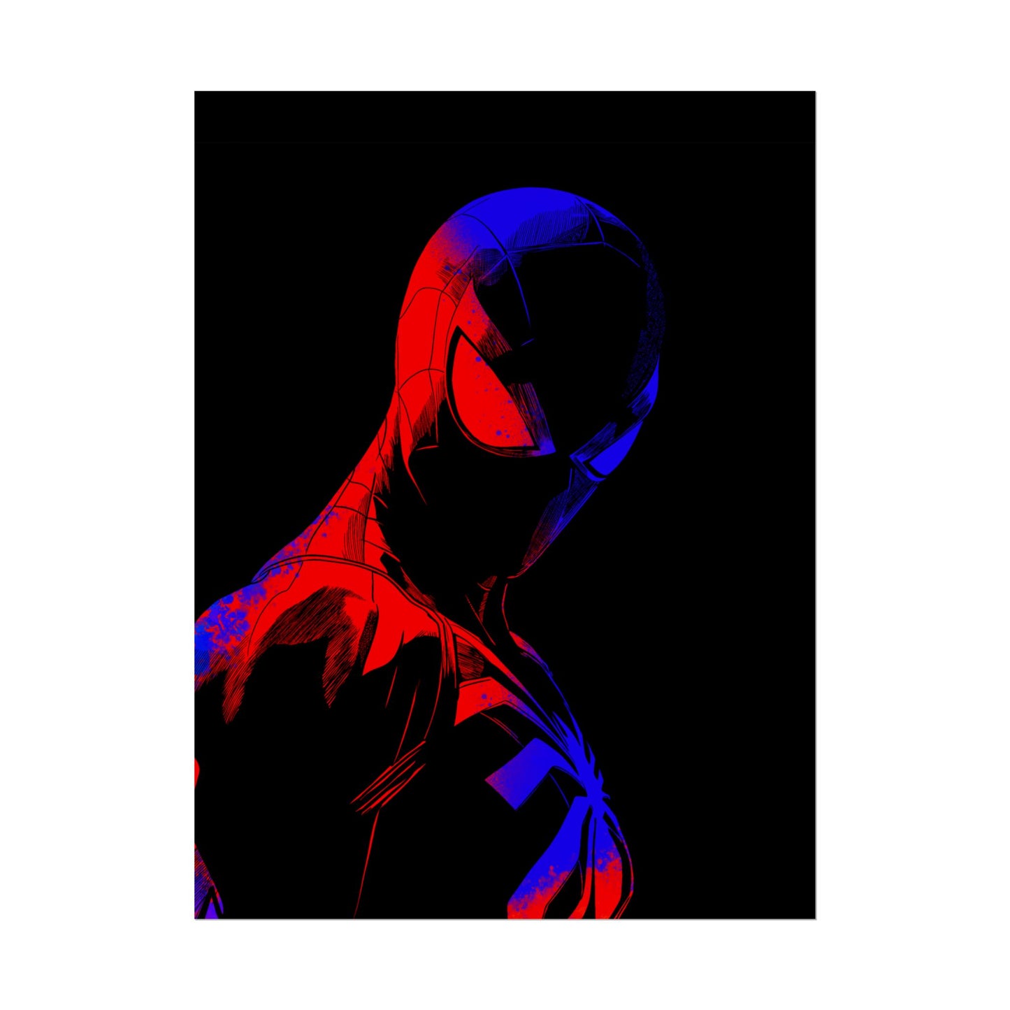 Spider‑man Neon Poster