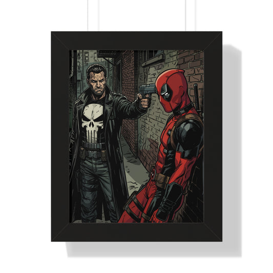 Wade vs Frank - Framed Vertical Poster