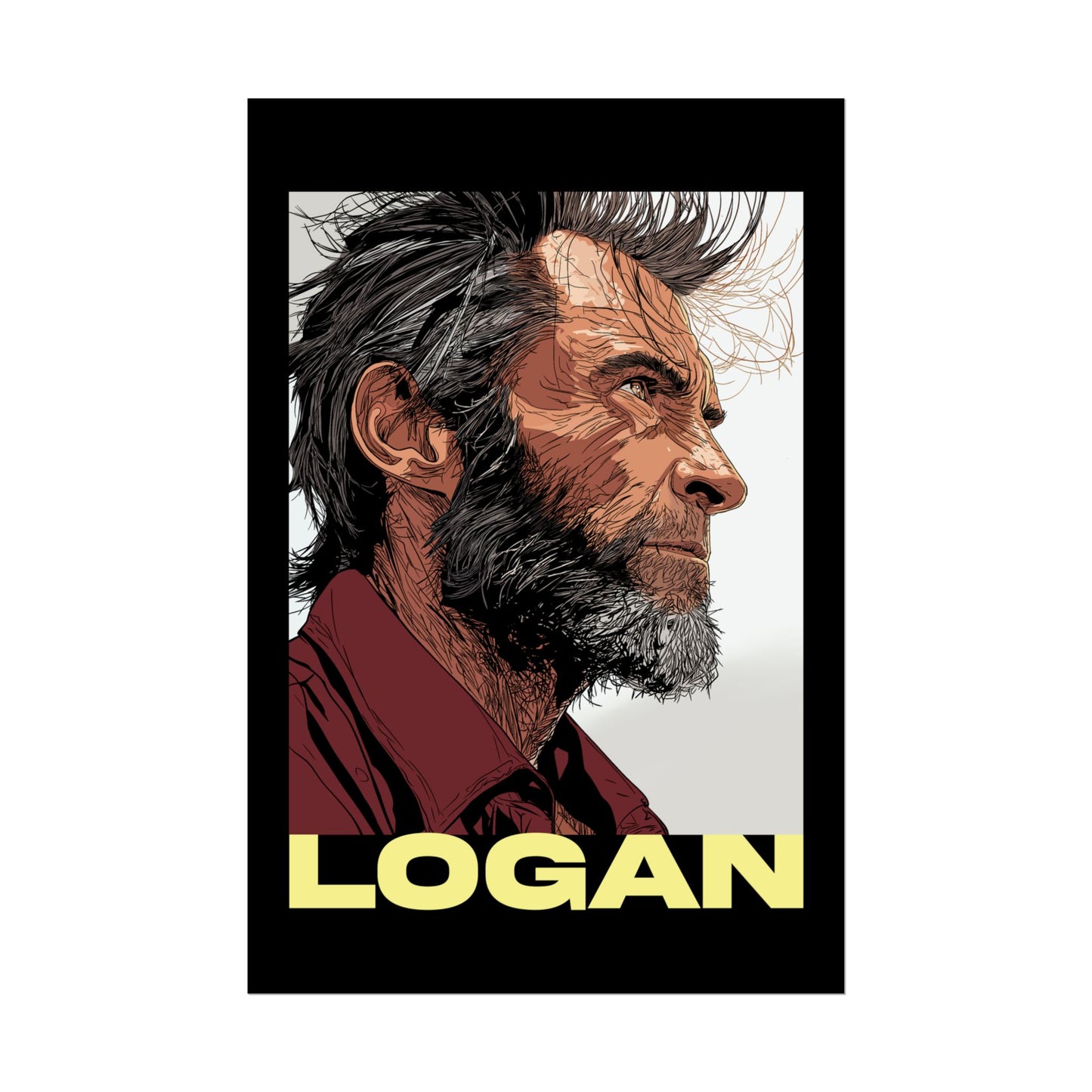 Wolverine - Logan Text Poster