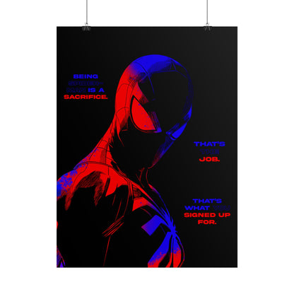 Spider-Man 'Sacrifice' Poster