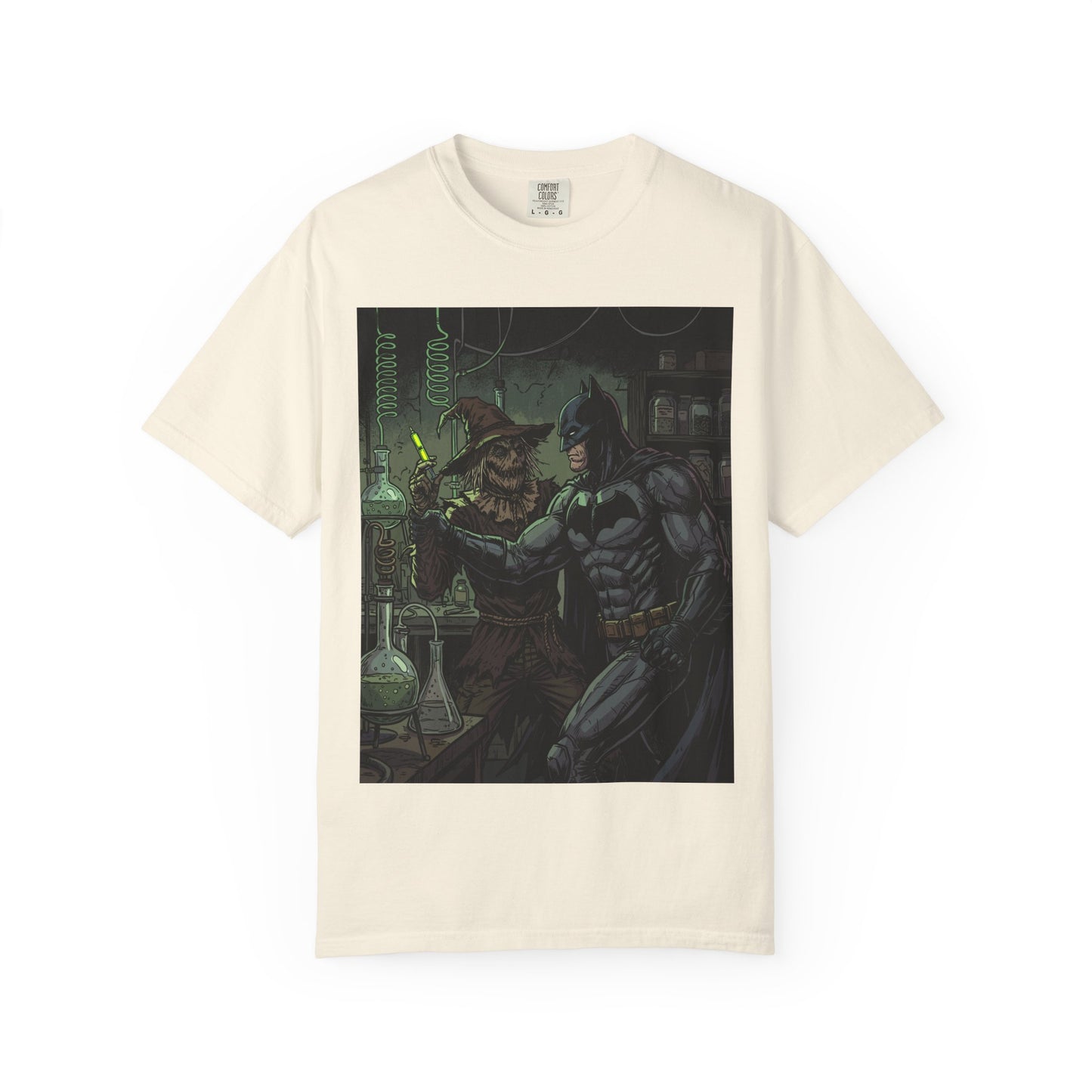 Batman & Scarecrow Graphic T-Shirt — Dark Comic Art Tee