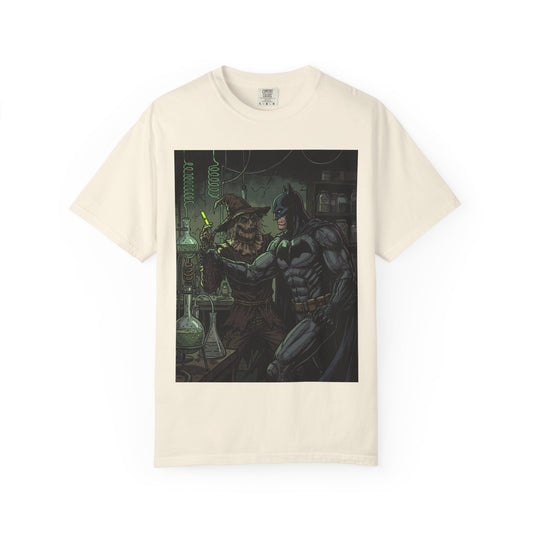 Batman & Scarecrow Graphic T-Shirt — Dark Comic Art Tee