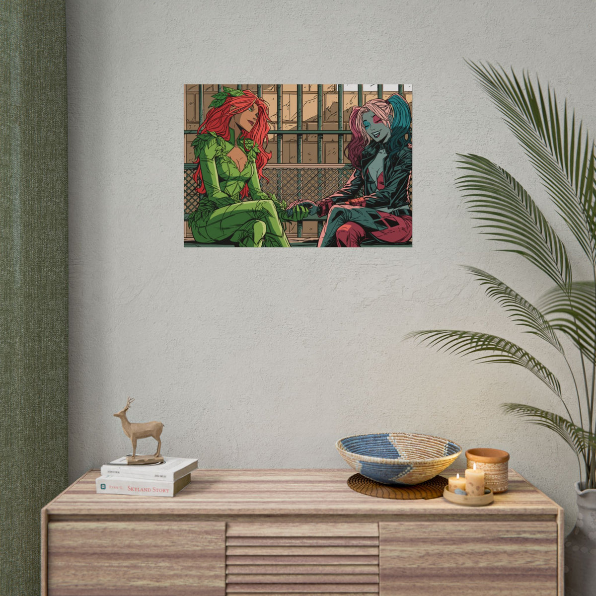 Poison Ivy & Harley Quinn - Jail Cell - Poster