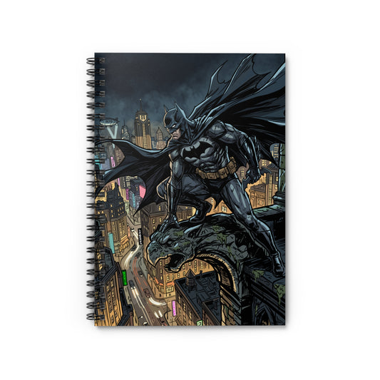 Batman City Vigilante Spiral Notebook – Ruled Journal for Fans