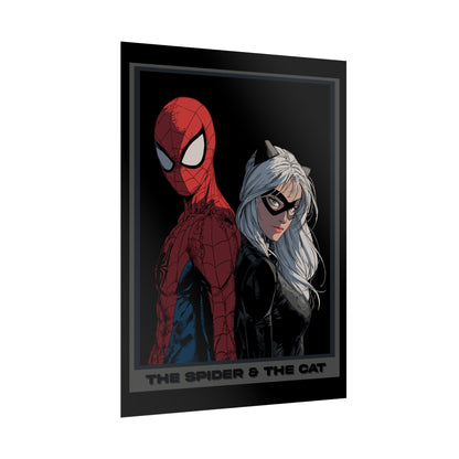 Spider & Cat Cinematic Comic Poster