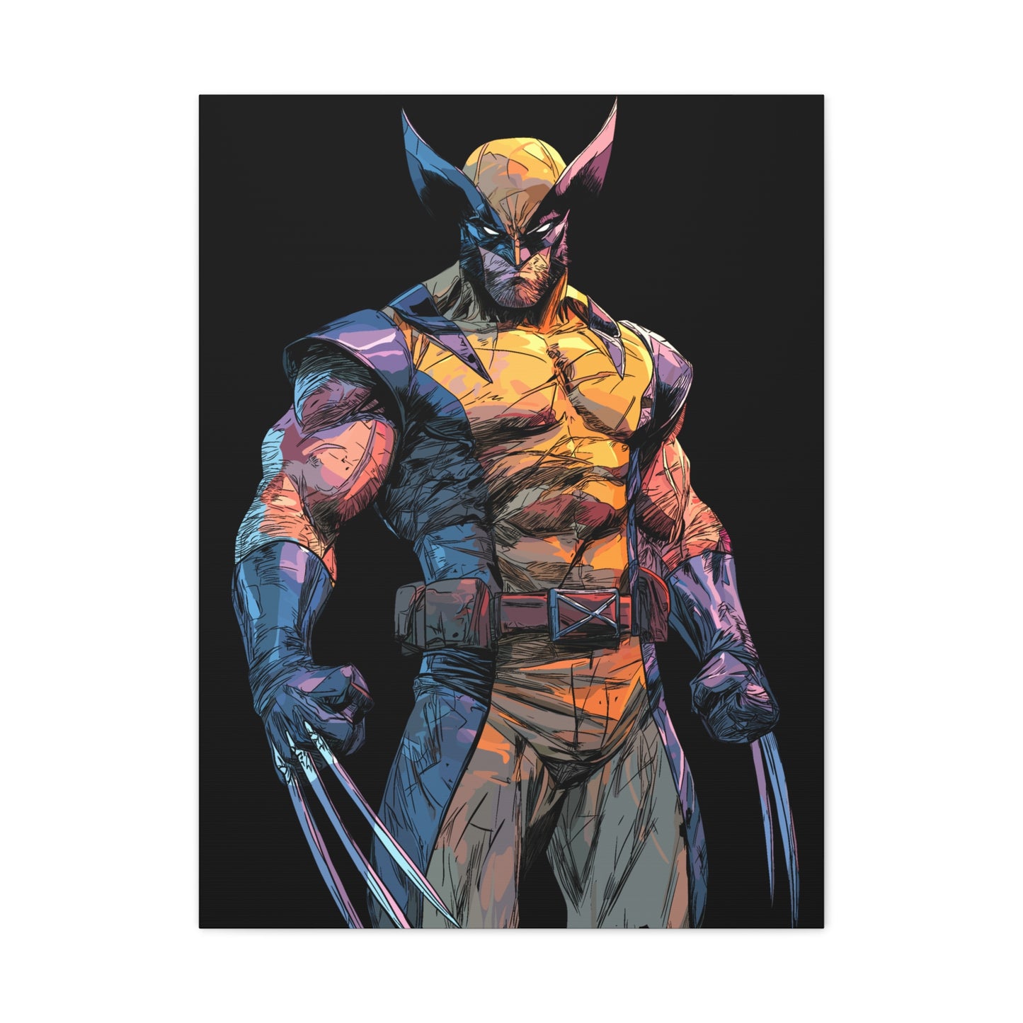 The Loner - Matte Stretched Canvas Print