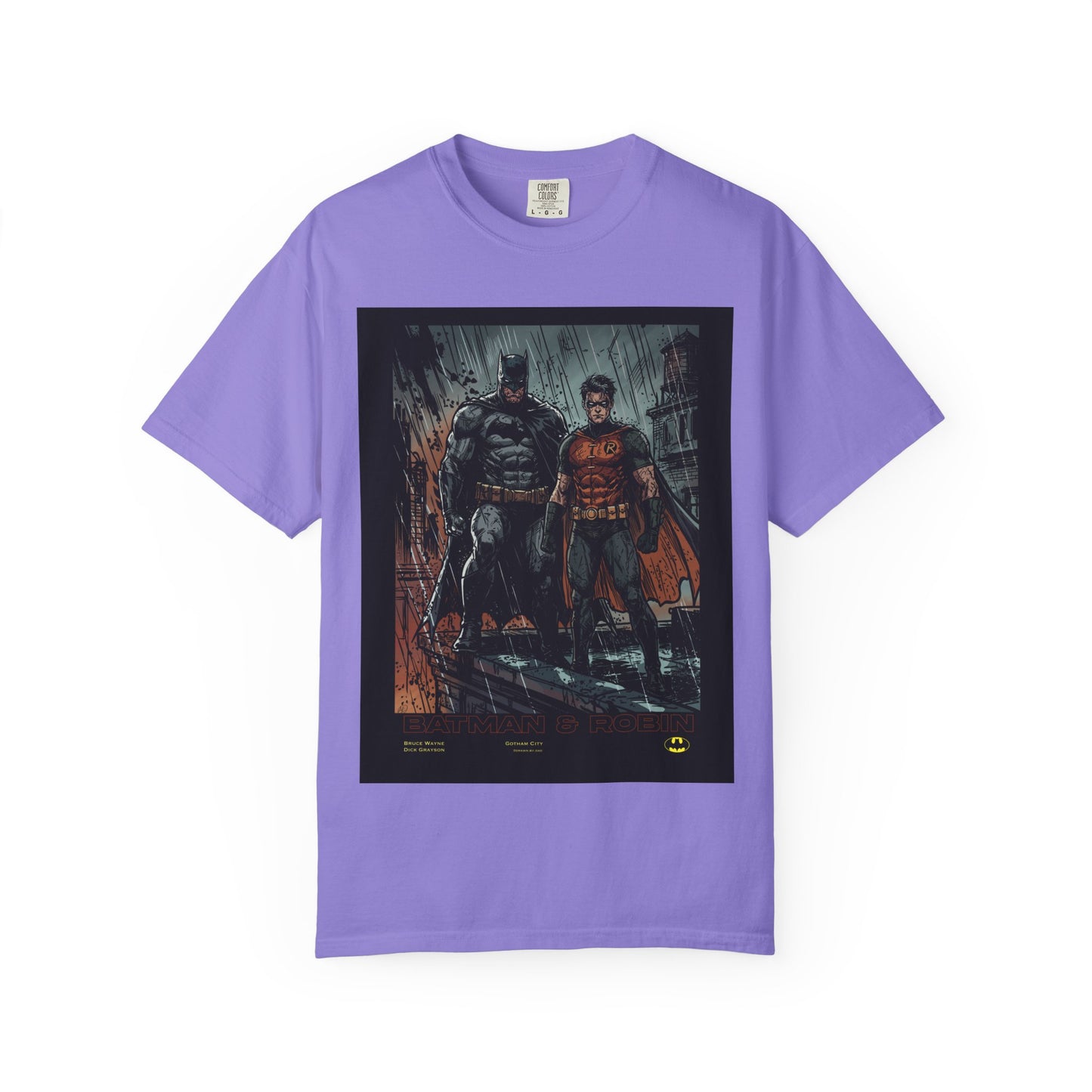 Batman & Robin Graphic T-Shirt — Dark City Comic Print