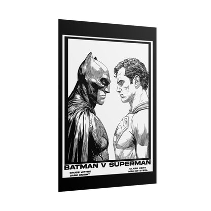 Cinematic Batman v Superman Rolled Poster