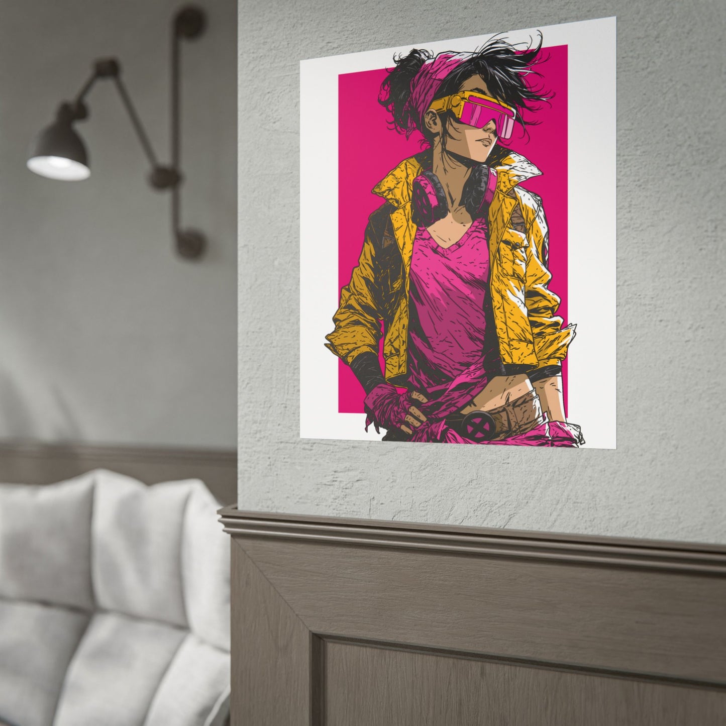 Jubilee Cyber Punk / Retro X-Men Poster