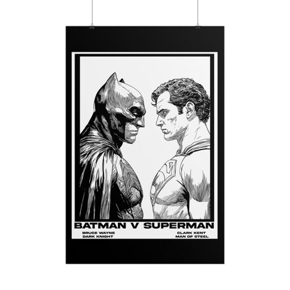 Cinematic Batman v Superman Rolled Poster