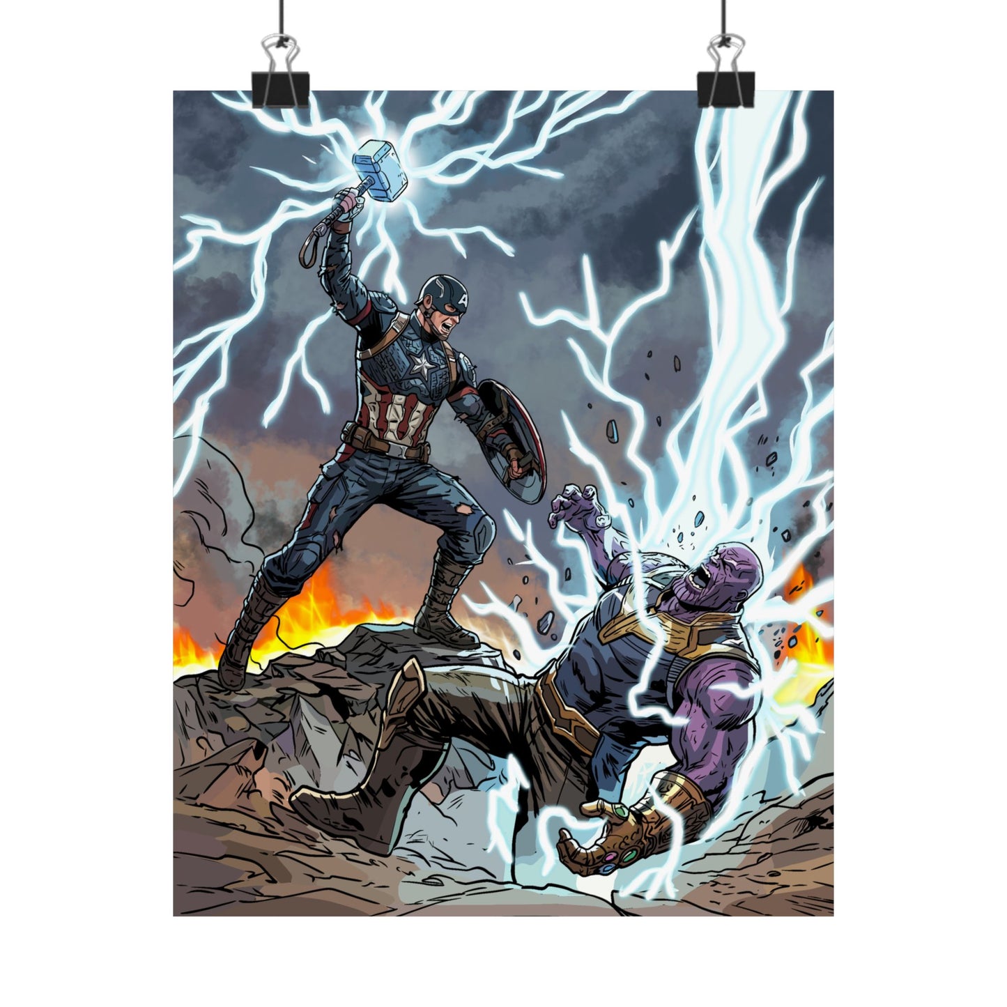 Cap & Mad Titan - Poster