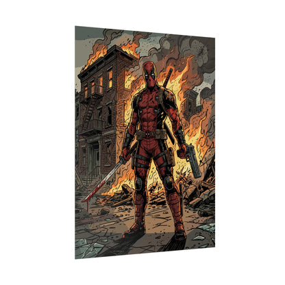 The Merc is On Fire - Poster