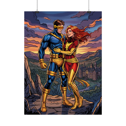 Cyclops and Phoenix Poster