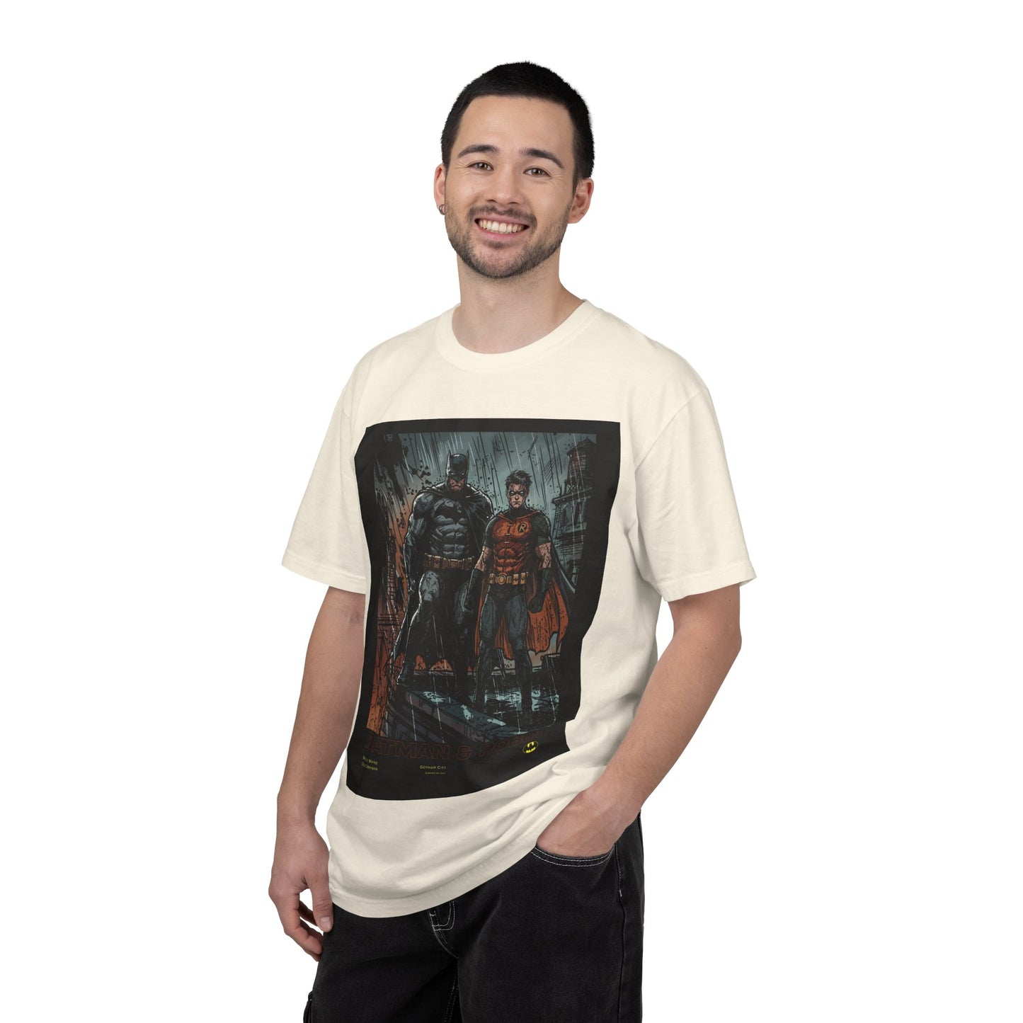 Batman & Robin Graphic T-Shirt — Dark City Comic Print