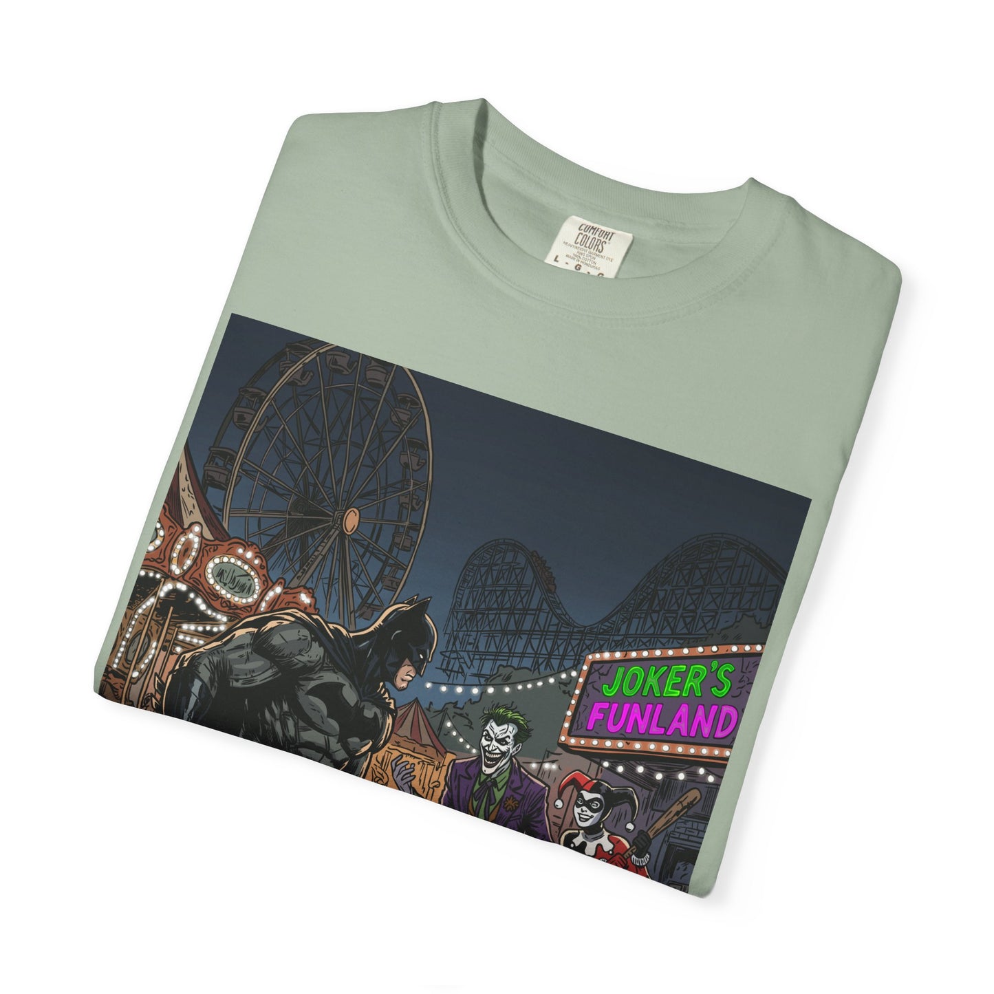 Batman vs Joker Graphic T-Shirt — Gotham Carnival Night Tee