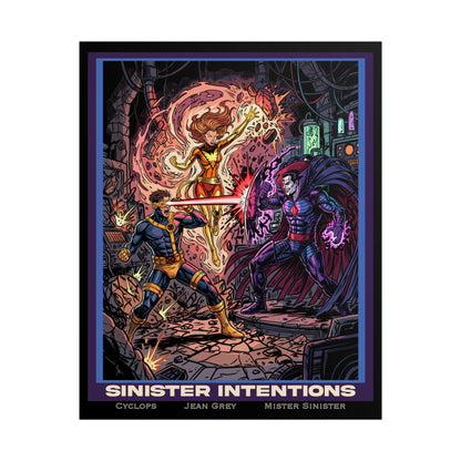 'Sinister Intentions' Comic Art Print (Cyclops · Jean Grey · Mister Sinister)