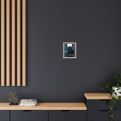 Batman Moonlit Matte Canvas Framed Print