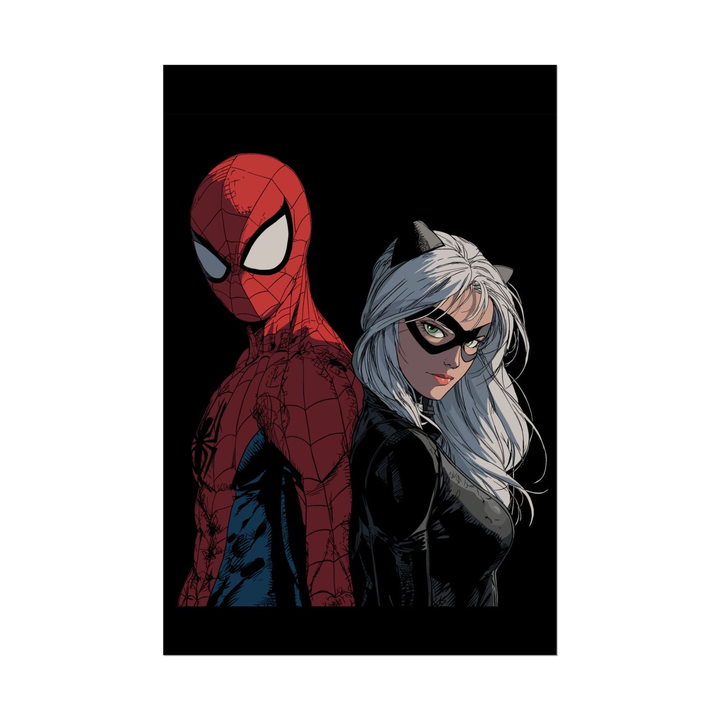 Spider-Man & Black Cat Rolled Poster