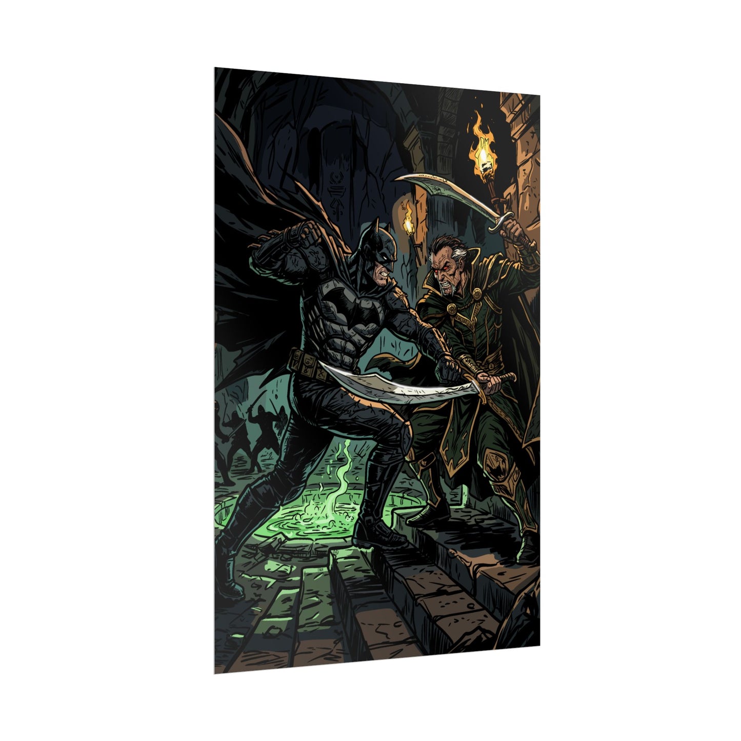 Batman vs. Ra’s al Ghul Rolled Poster