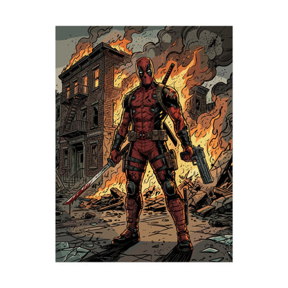 The Merc is On Fire - Poster