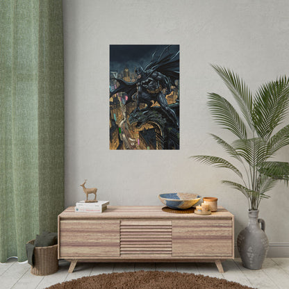 Batman City Rooftop Rolled Poster