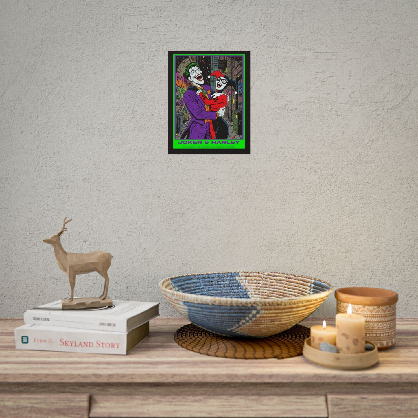 Joker & Harley Cinematic Art Print