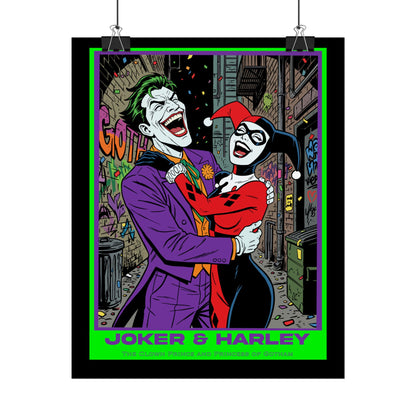 Joker & Harley Cinematic Art Print